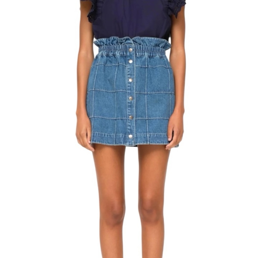 Sea New York Dagmar Denim Mini Skirt size XS